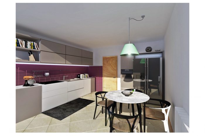 Render Correzzana_Cucina